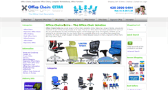 Desktop Screenshot of office-chairs-extra.com
